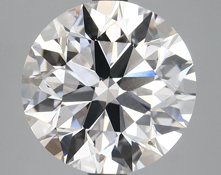 3.95 Carat Round Shaped Excellent Cut VVS2 IGI Certified Lab Grown Diamond