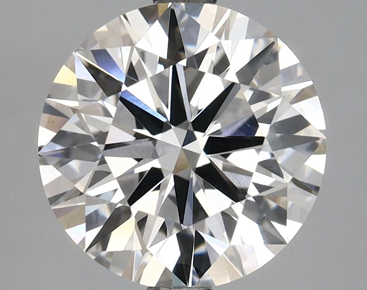 3.09 Carat Round Shaped Ideal Cut VVS2 IGI Certified Lab Grown Diamond