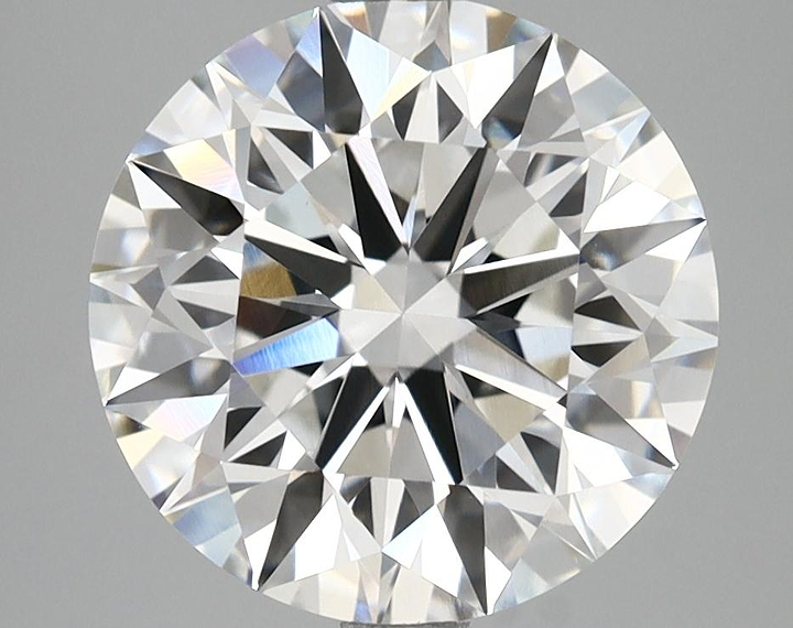 4.07 Carat Round Shaped Ideal Cut VVS2 IGI Certified Lab Grown Diamond