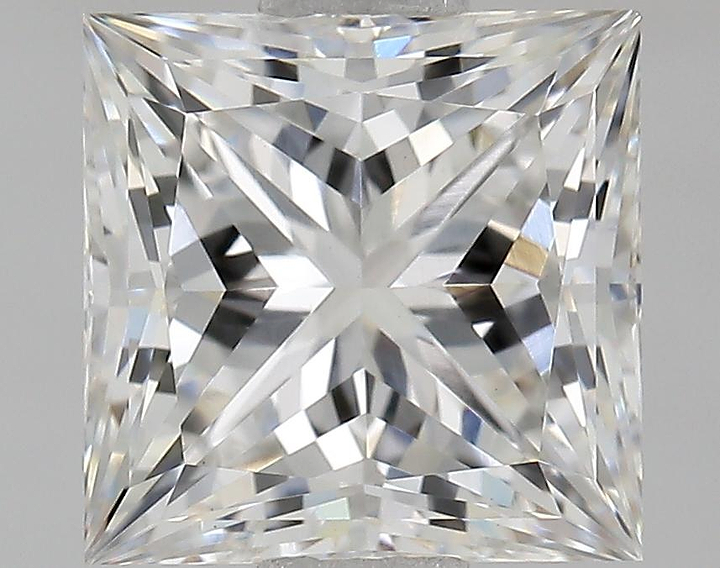 1.69 Carat Princess Shaped Very Good Cut VVS2 GIA Certified Lab Grown Diamond
