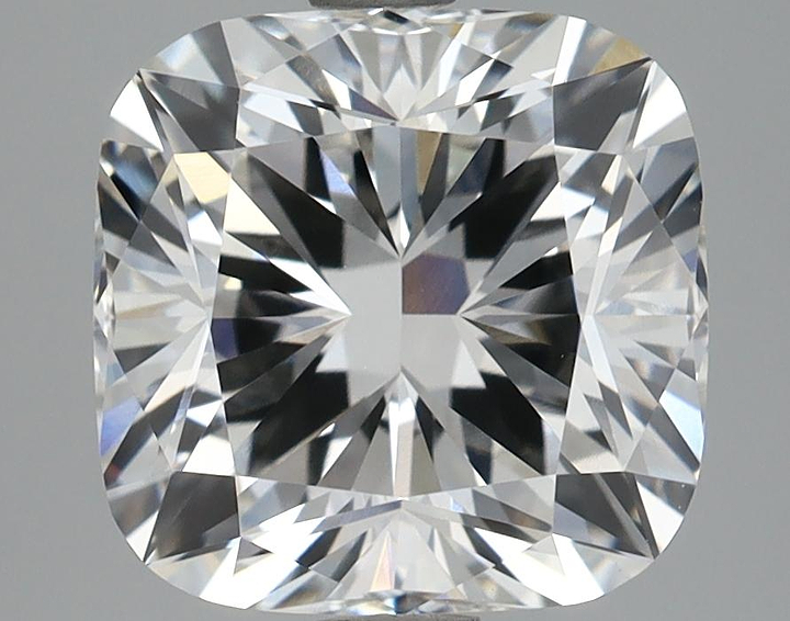 4.13 Carat Cushion Shaped Ideal Cut VVS2 GIA Certified Lab Grown Diamond