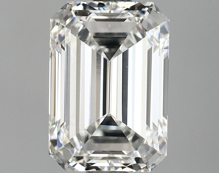 2.23 Carat Emerald Shaped Ideal Cut VVS1 IGI Certified Lab Grown Diamond