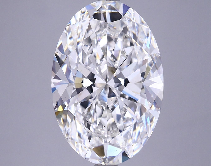 5.61 Carat Oval Shaped Ideal Cut VS2 GIA Certified Lab Grown Diamond