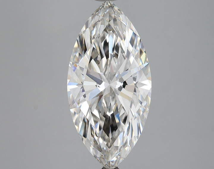 3.76 Carat Marquise Shaped Excellent Cut VVS2 GIA Certified Lab Grown Diamond