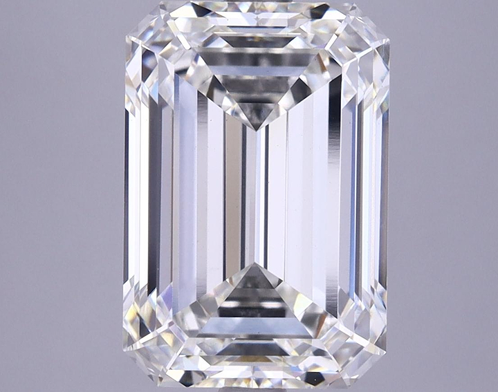 5.1 Carat Emerald Shaped Ideal Cut VS1 GIA Certified Lab Grown Diamond