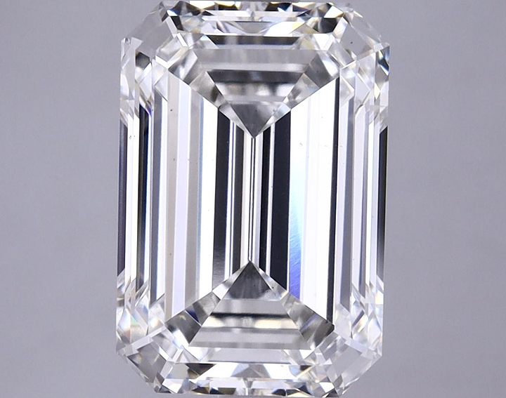 4.09 Carat Emerald Shaped Ideal Cut VS2 GIA Certified Lab Grown Diamond