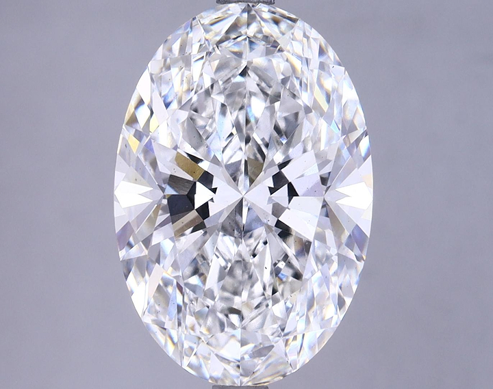 5.43 Carat Oval Shaped Excellent Cut VS2 GIA Certified Lab Grown Diamond
