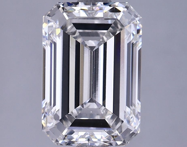 2.8 Carat Emerald Shaped Ideal Cut VS2 GIA Certified Lab Grown Diamond