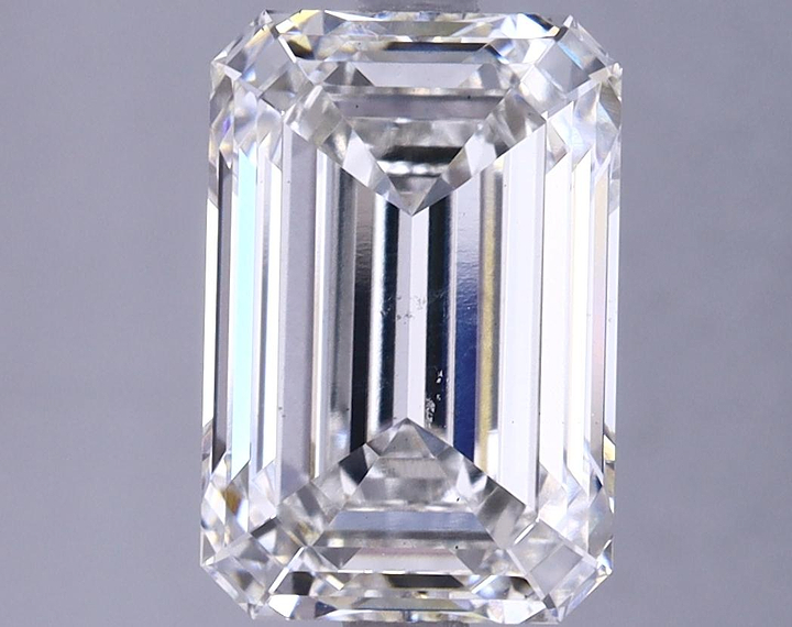4.12 Carat Emerald Shaped Ideal Cut VS2 GIA Certified Lab Grown Diamond