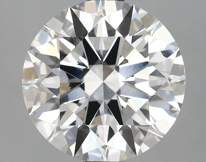 2.59 Carat Round Shaped Ideal Cut VVS2 IGI Certified Lab Grown Diamond