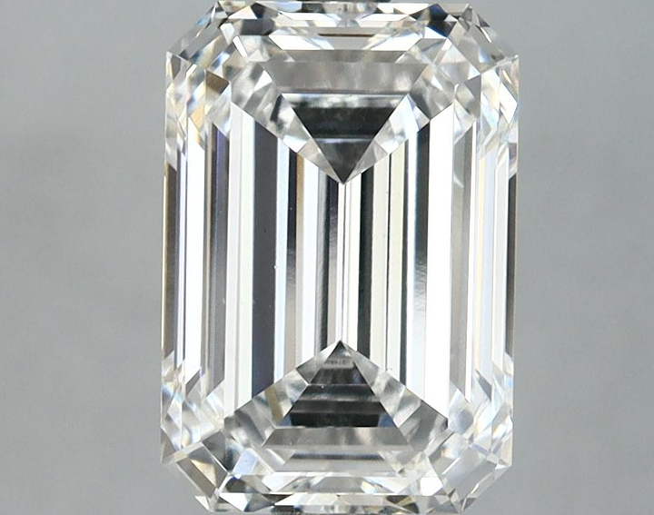 6.46 Carat Emerald Shaped Ideal Cut VS1 IGI Certified Lab Grown Diamond