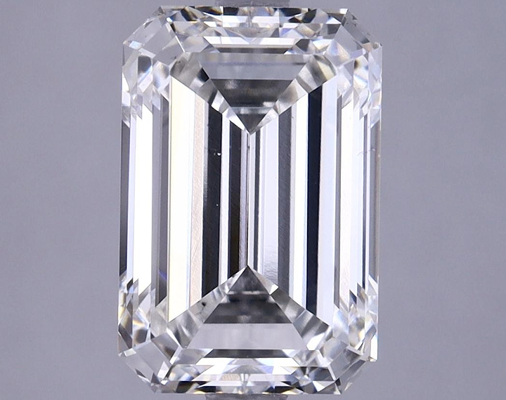 3.9 Carat Emerald Shaped Very Good Cut VS2 GIA Certified Lab Grown Diamond
