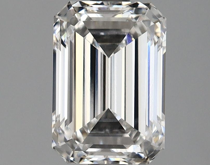 2.03 Carat Emerald Shaped Ideal Cut VVS2 GIA Certified Lab Grown Diamond