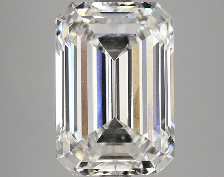 4.18 Carat Emerald Shaped Excellent Cut VS2 GIA Certified Lab Grown Diamond