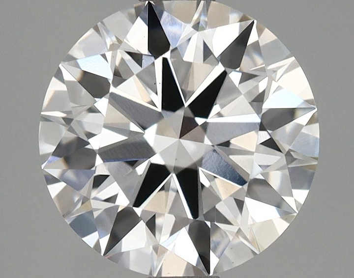 1.68 Carat Round Shaped Excellent Cut VS2 GIA Certified Lab Grown Diamond