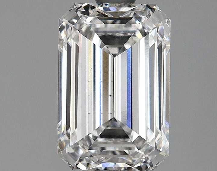 2.12 Carat Emerald Shaped Excellent Cut VS2 GIA Certified Lab Grown Diamond