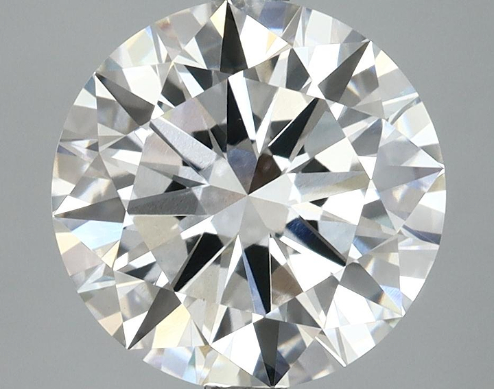 3.85 Carat Round Shaped Excellent Cut VVS2 IGI Certified Lab Grown Diamond