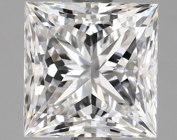 2.15 Carat Princess Shaped Ideal Cut VS1 GIA Certified Lab Grown Diamond