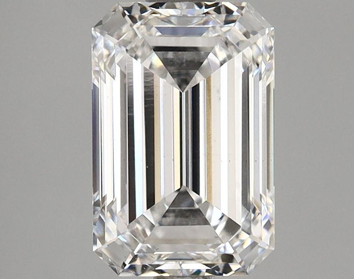 2.12 Carat Emerald Shaped Excellent Cut VS2 GIA Certified Lab Grown Diamond