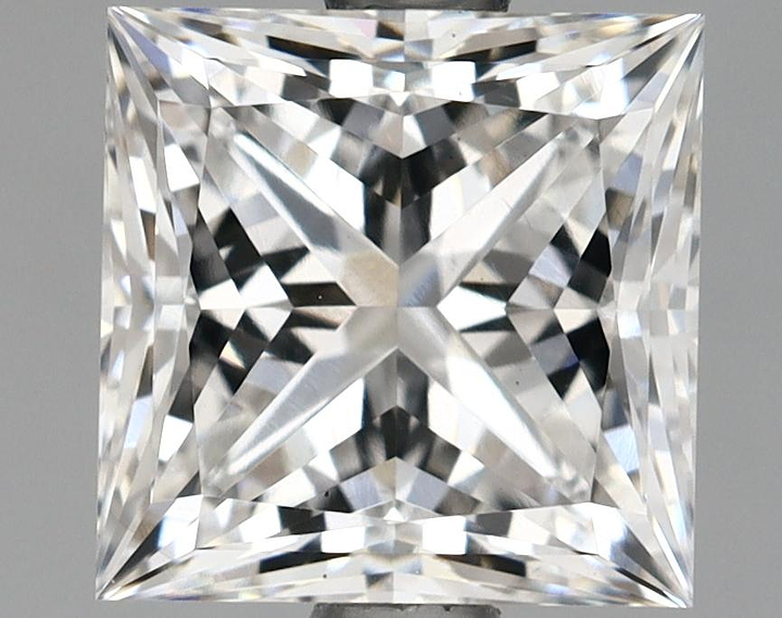 2.0 Carat Princess Shaped Ideal Cut VS2 GIA Certified Lab Grown Diamond