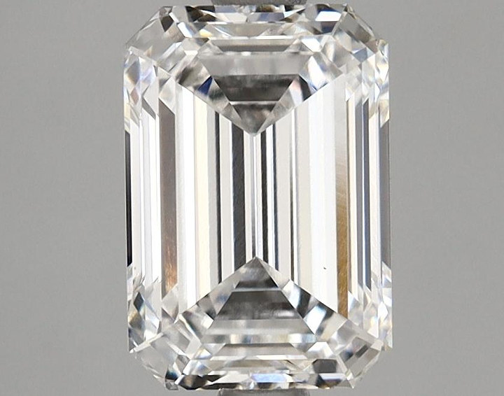 2.15 Carat Emerald Shaped Ideal Cut VS1 GIA Certified Lab Grown Diamond