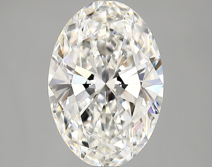 3.74 Carat Oval Shaped Ideal Cut VVS2 IGI Certified Lab Grown Diamond