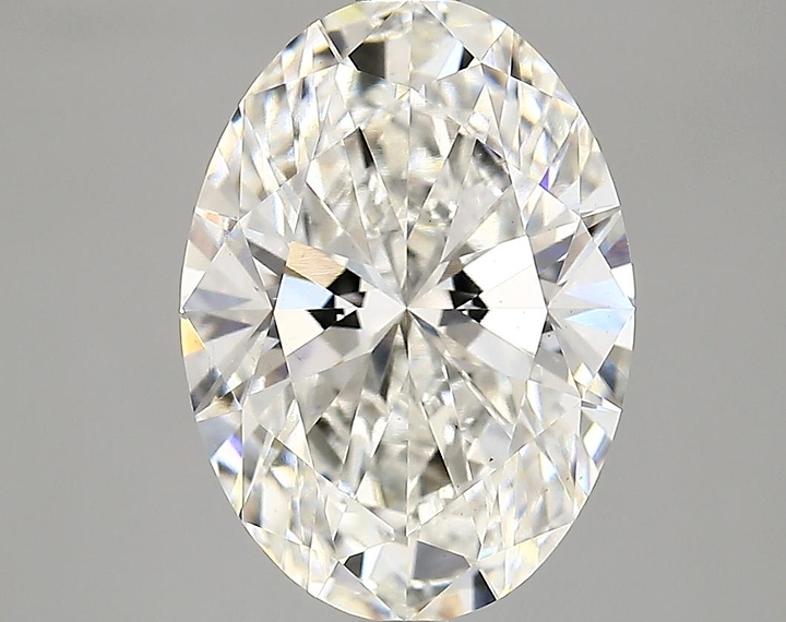 3.67 Carat Oval Shaped Ideal Cut VS2 IGI Certified Lab Grown Diamond
