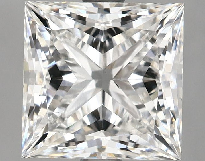 3.02 Carat Princess Shaped Ideal Cut VS2 IGI Certified Lab Grown Diamond