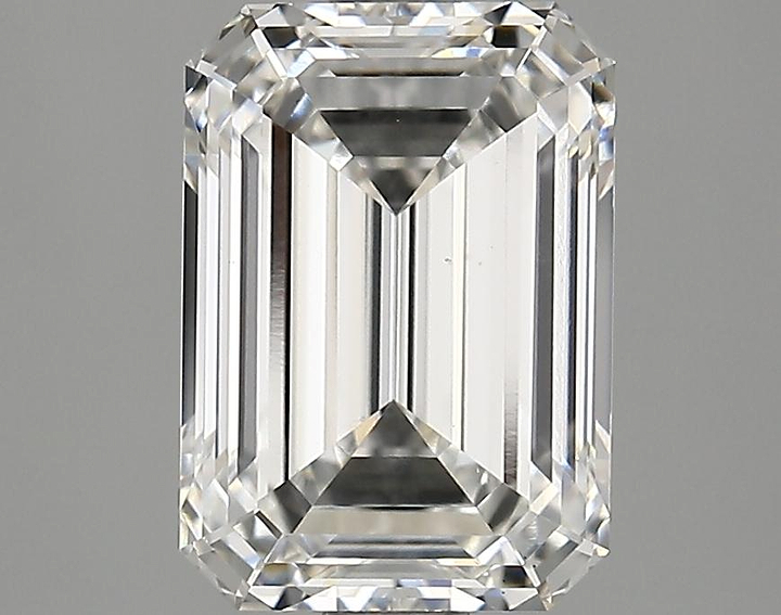 2.61 Carat Emerald Shaped Ideal Cut VS1 IGI Certified Lab Grown Diamond
