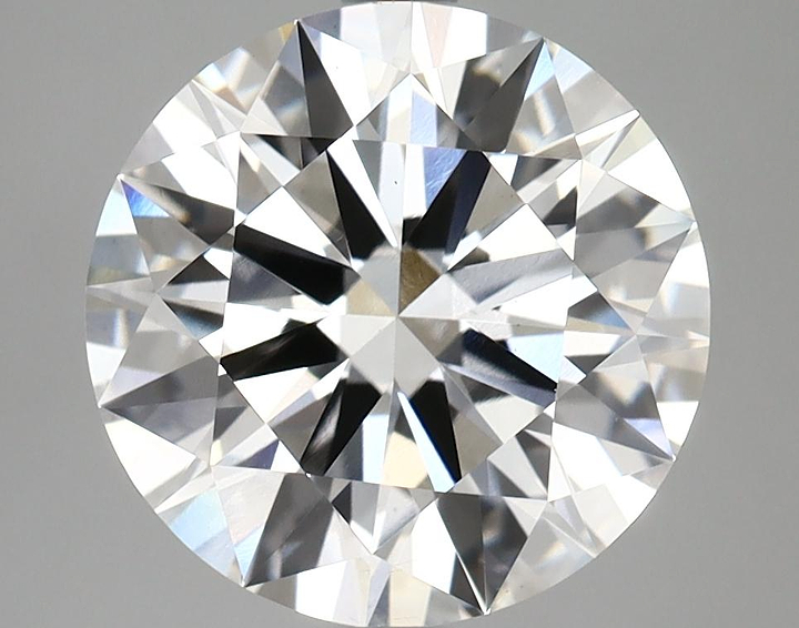 3.67 Carat Round Shaped Ideal Cut VS1 IGI Certified Lab Grown Diamond