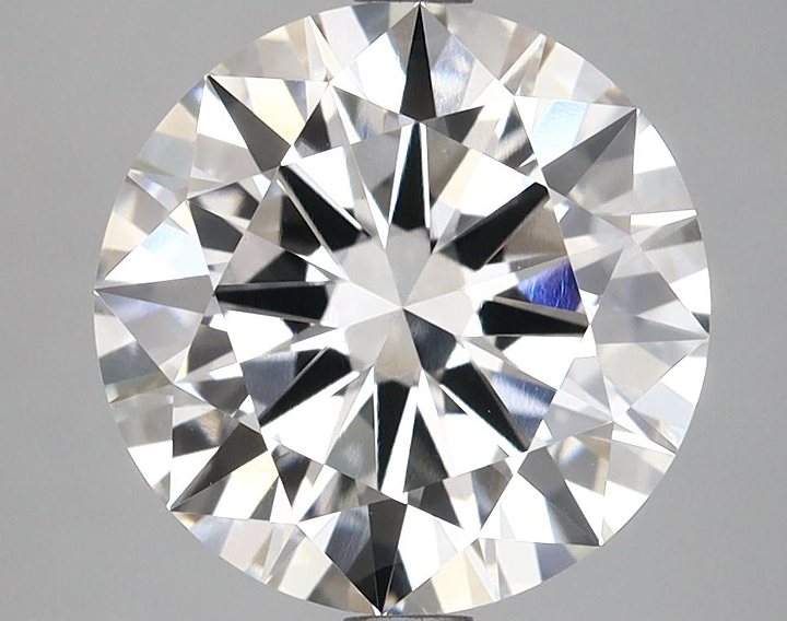 4.02 Carat Round Shaped Excellent Cut VVS2 IGI Certified Lab Grown Diamond