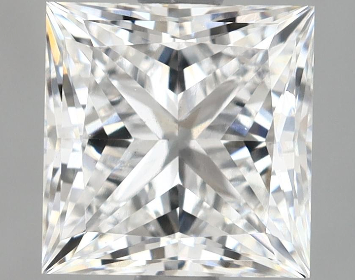 1.89 Carat Princess Shaped Ideal Cut VS1 IGI Certified Lab Grown Diamond