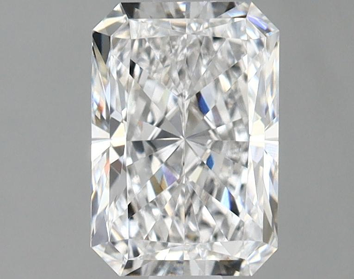 1.37 Carat Radiant Shaped Ideal Cut VVS2 IGI Certified Lab Grown Diamond