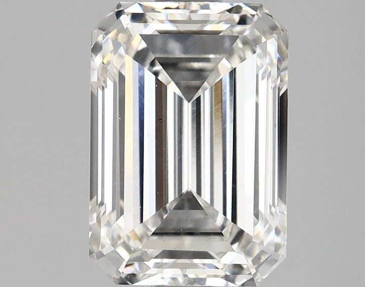 2.62 Carat Emerald Shaped Excellent Cut VVS2 IGI Certified Lab Grown Diamond