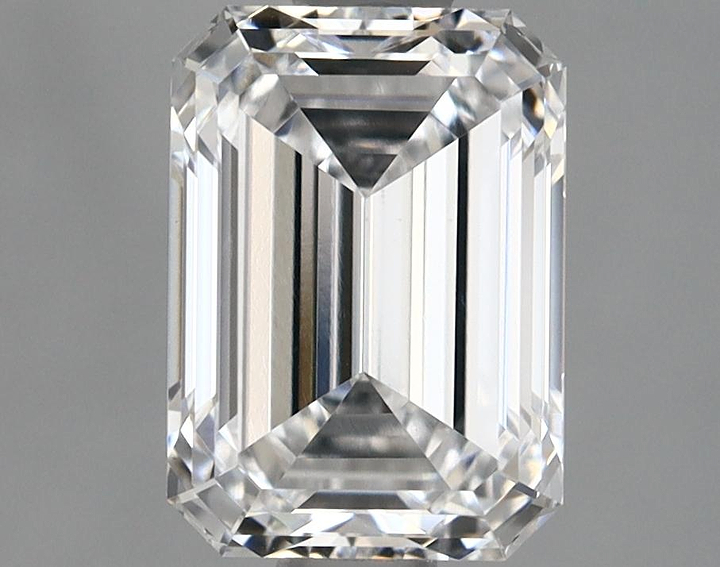 1.29 Carat Emerald Shaped Ideal Cut VVS2 IGI Certified Lab Grown Diamond