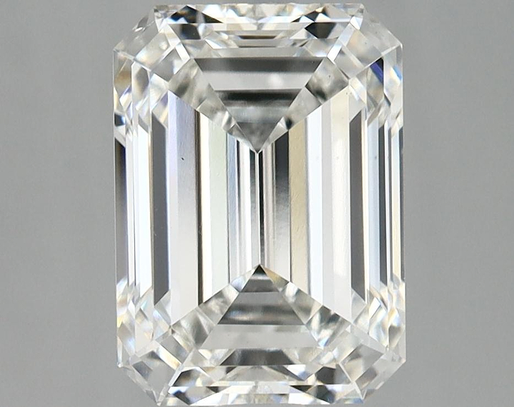 2.71 Carat Emerald Shaped Excellent Cut VS1 IGI Certified Lab Grown Diamond