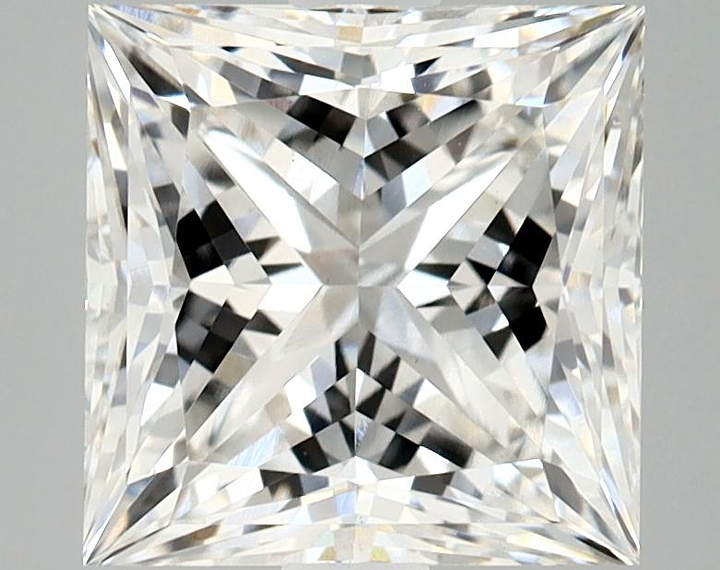 4.61 Carat Princess Shaped Ideal Cut VS2 IGI Certified Lab Grown Diamond
