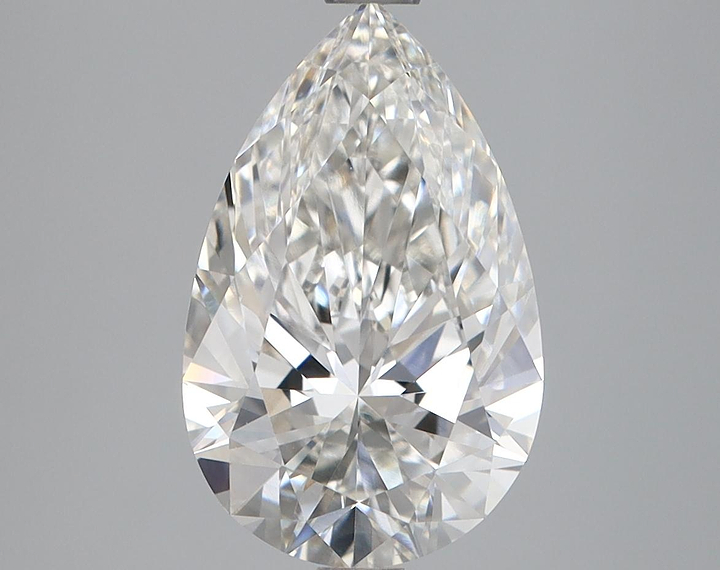 2.92 Carat Pear Shaped Ideal Cut VVS2 IGI Certified Lab Grown Diamond