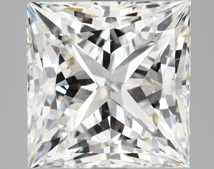 3.5 Carat Princess Shaped Ideal Cut VS1 IGI Certified Lab Grown Diamond