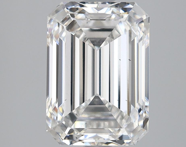 3.06 Carat Emerald Shaped Ideal Cut VS2 IGI Certified Lab Grown Diamond