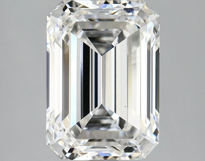 3.21 Carat Emerald Shaped Ideal Cut VS1 IGI Certified Lab Grown Diamond