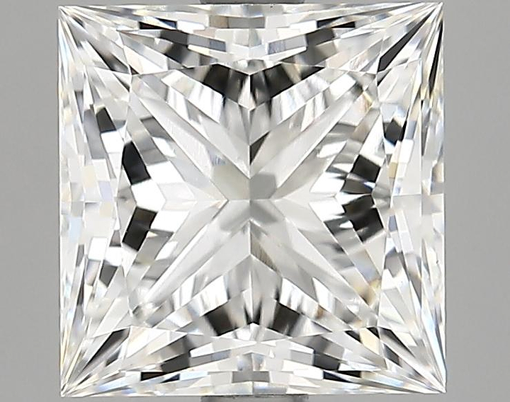 2.94 Carat Princess Shaped Ideal Cut VVS2 IGI Certified Lab Grown Diamond
