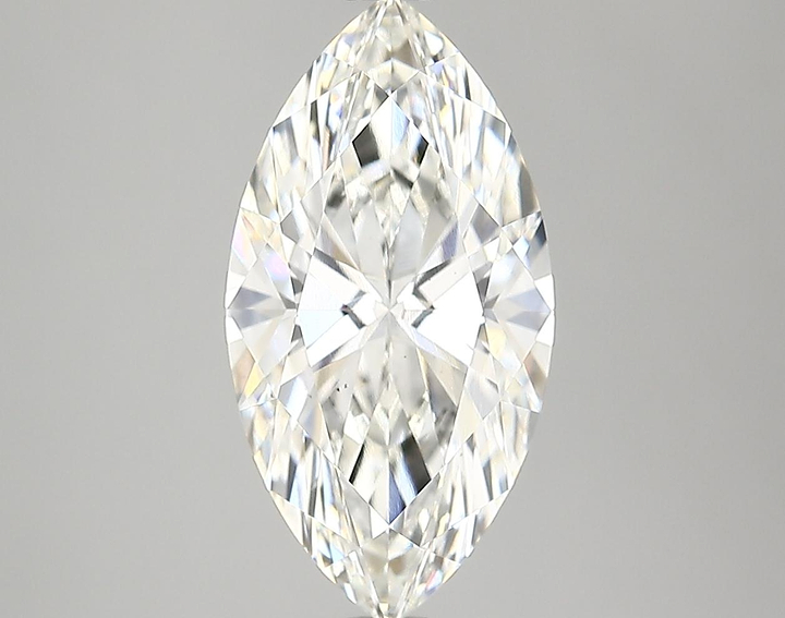 3.06 Carat Marquise Shaped Ideal Cut VS2 IGI Certified Lab Grown Diamond