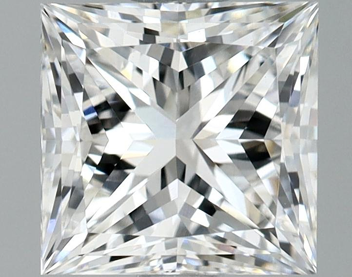 1.66 Carat Princess Shaped Ideal Cut VVS2 IGI Certified Lab Grown Diamond