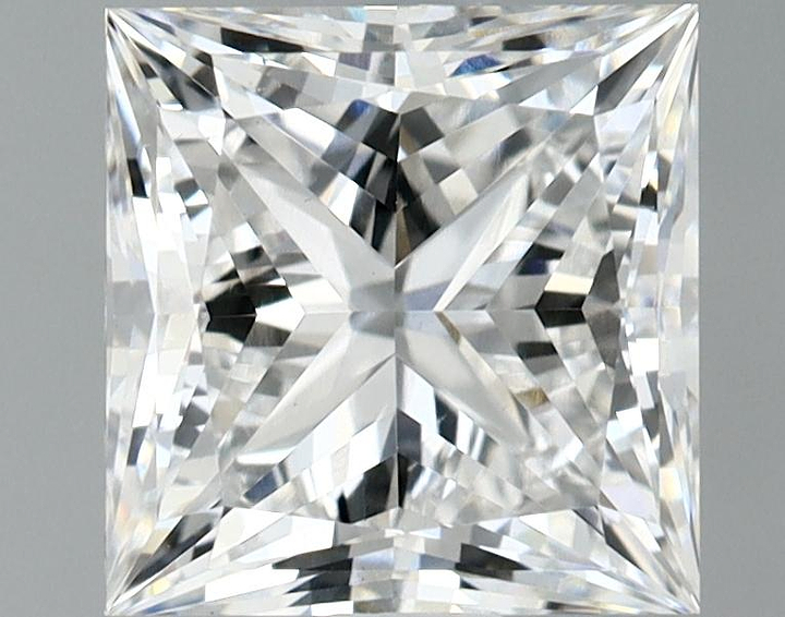 1.86 Carat Princess Shaped Ideal Cut VS1 IGI Certified Lab Grown Diamond