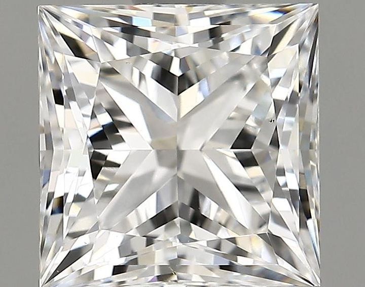 1.66 Carat Princess Shaped Ideal Cut VS1 IGI Certified Lab Grown Diamond