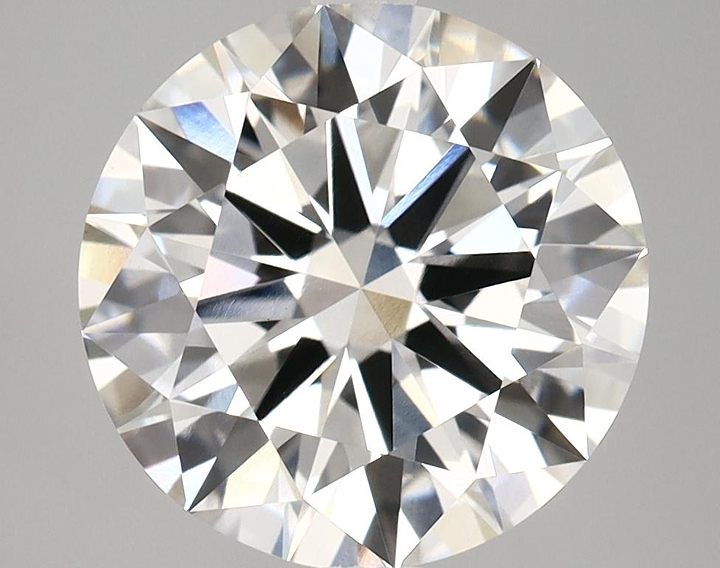 4.02 Carat Round Shaped Ideal Cut VVS2 IGI Certified Lab Grown Diamond