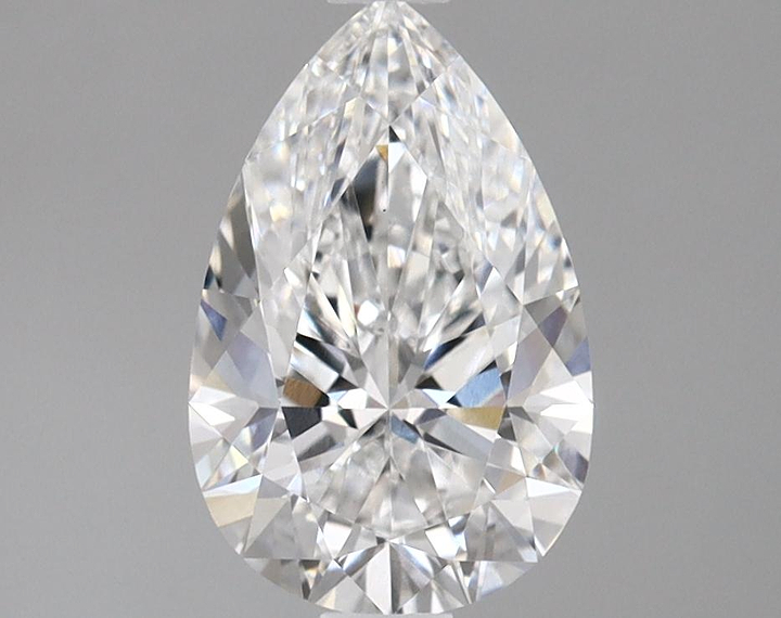 1.49 Carat Pear Shaped Ideal Cut VVS2 IGI Certified Lab Grown Diamond