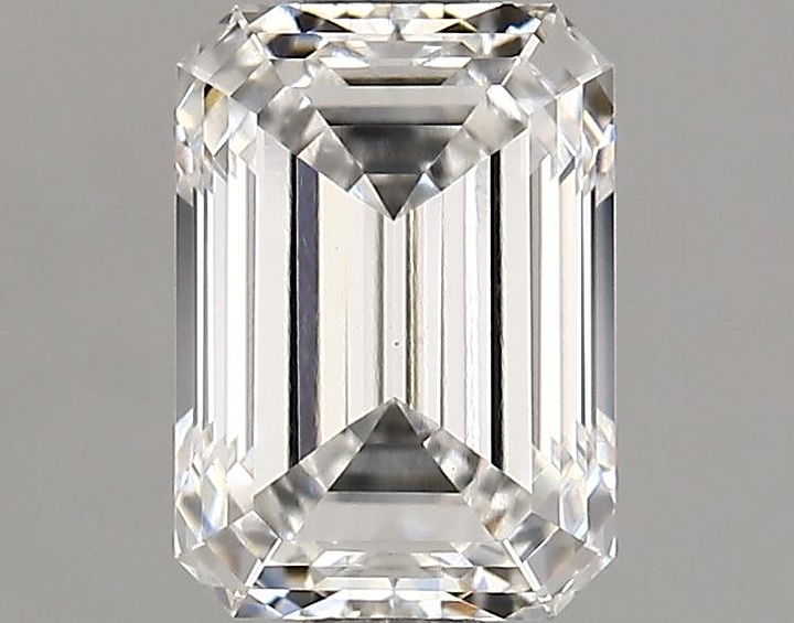 1.35 Carat Emerald Shaped Ideal Cut VVS2 IGI Certified Lab Grown Diamond