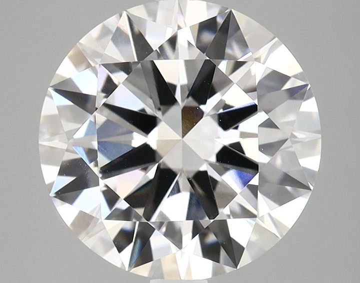 3.91 Carat Round Shaped Excellent Cut VVS2 IGI Certified Lab Grown Diamond